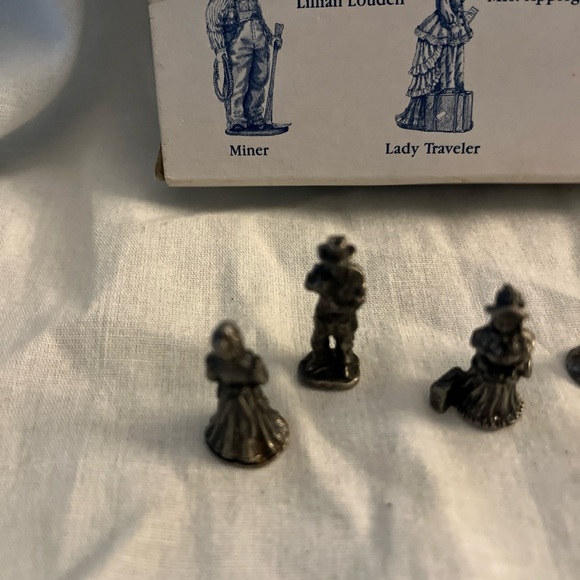 The Americana Pewter Collection AH31 6 Different Pewter Figurines - Picture 2 of 4
